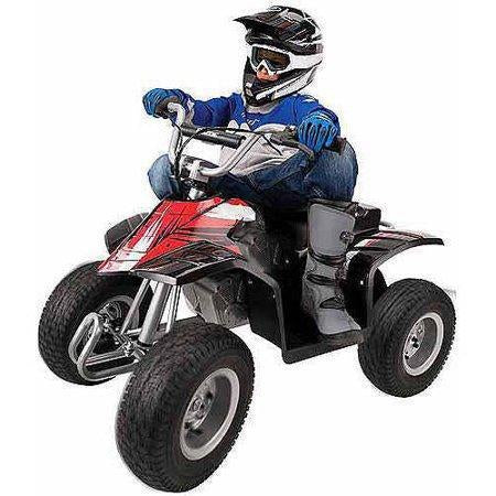 24-Volt Electric Dirt Quad Ride On - For Ages 8 and Up