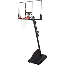 Load image into Gallery viewer, NBA 54&quot; Portable Angled Basketball Hoop with Polycarbonate Backboard