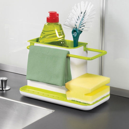 3 IN 1 Glove Storage Debris Rack Dishclout Storage Rack kitchen Stand