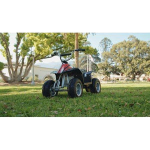 24-Volt Electric Dirt Quad Ride On - For Ages 8 and Up
