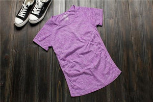MAIJION Quick Dry Short Sleeve Sports Running T-shirt