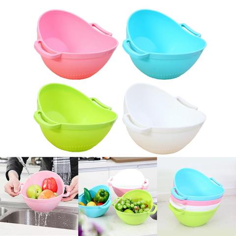 Multifunction Storage Basket Fruit Vegetable Washing Draining Basket