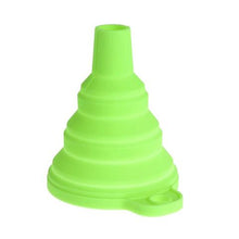 Load image into Gallery viewer, Silicone Foldable Funnel Mini Portable Funnels Hopper Cooking Gadgets Tool