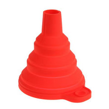 Load image into Gallery viewer, Silicone Foldable Funnel Mini Portable Funnels Hopper Cooking Gadgets Tool