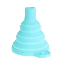 Load image into Gallery viewer, Silicone Foldable Funnel Mini Portable Funnels Hopper Cooking Gadgets Tool
