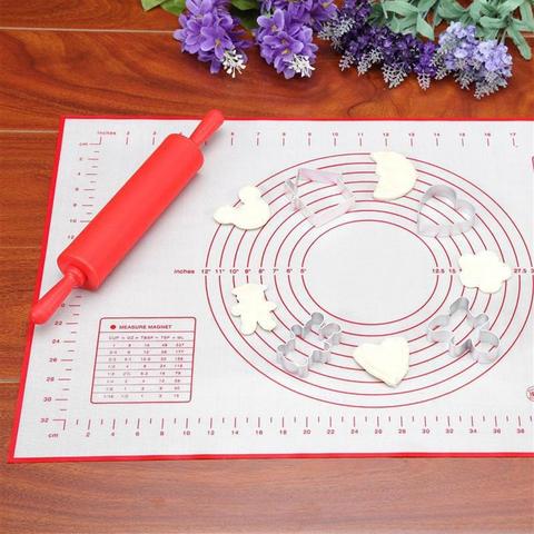 60x40cm Ex-large Silicone Baking Mat Pizza Dough Maker
