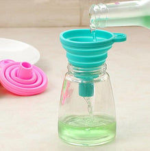 Load image into Gallery viewer, Silicone Multiple Collapsible Funnel Cup Portable Foldable for Kitchen BPA Free