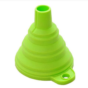 Silicone Multiple Collapsible Funnel Cup Portable Foldable for Kitchen BPA Free