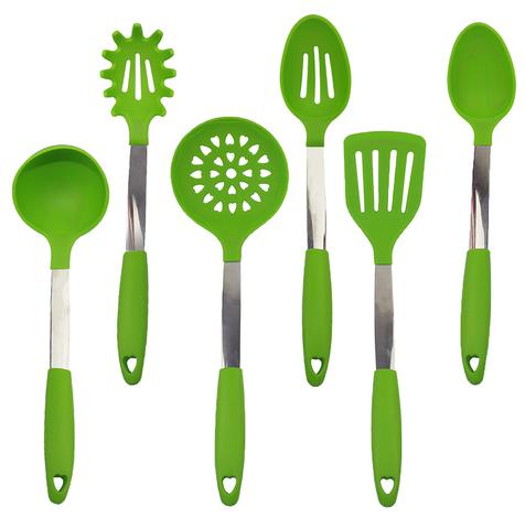 Kitchen Utensil Nonstick Silicone Kitchen Utensil Set of 6 Kitchen Cooking Utensil Set
