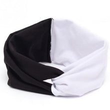 Load image into Gallery viewer, Women Hit Color Style Headband Elastic Twist Hairband Turban Yoga Running Sports Headband