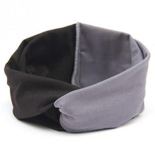 Load image into Gallery viewer, Women Hit Color Style Headband Elastic Twist Hairband Turban Yoga Running Sports Headband