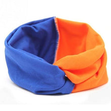 Load image into Gallery viewer, Women Hit Color Style Headband Elastic Twist Hairband Turban Yoga Running Sports Headband